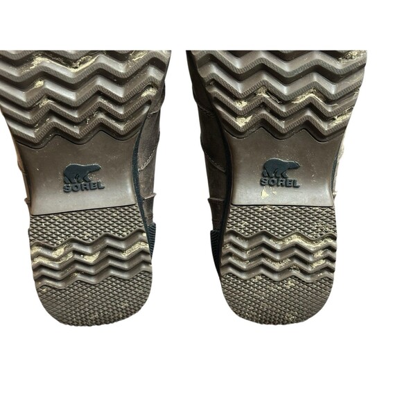 Sorel Boots Mens 10 Ankeny Black Leather Waterproof Ankle Snow Hiking Winter - Picture 14 of 15